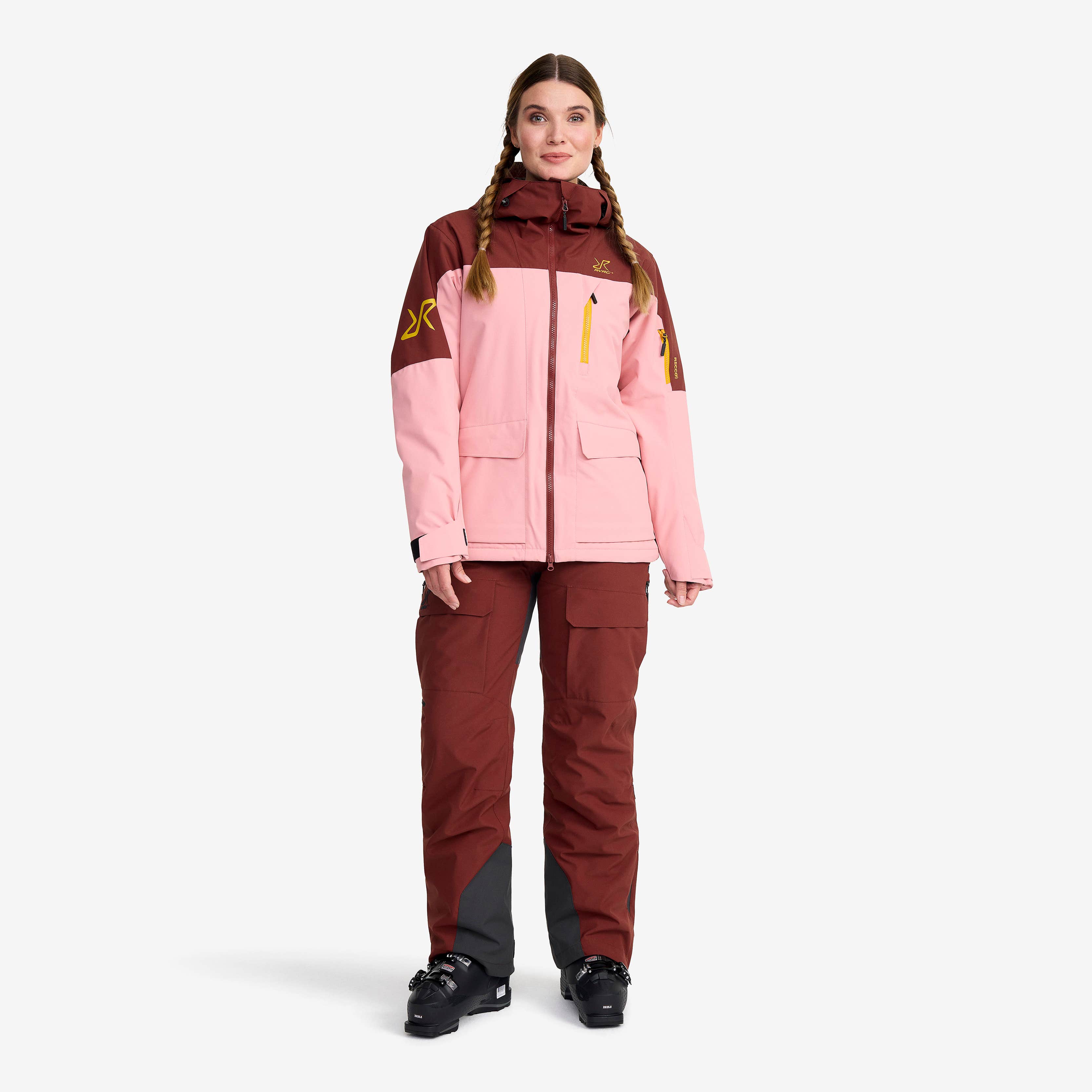 Halo 2L Insulated Ski Jacket Dame Blush