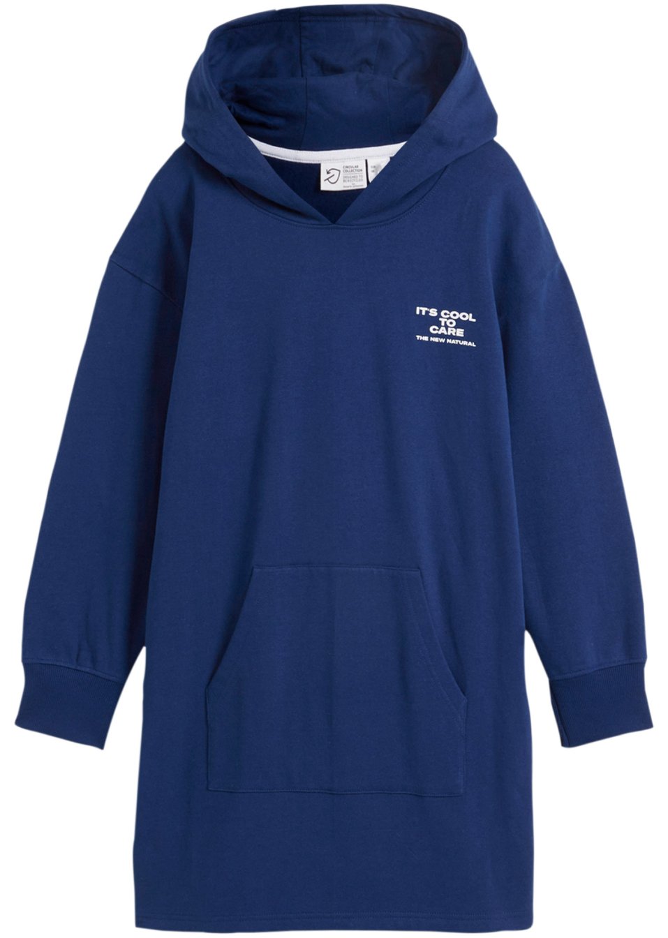Robe sweat fille à capuche