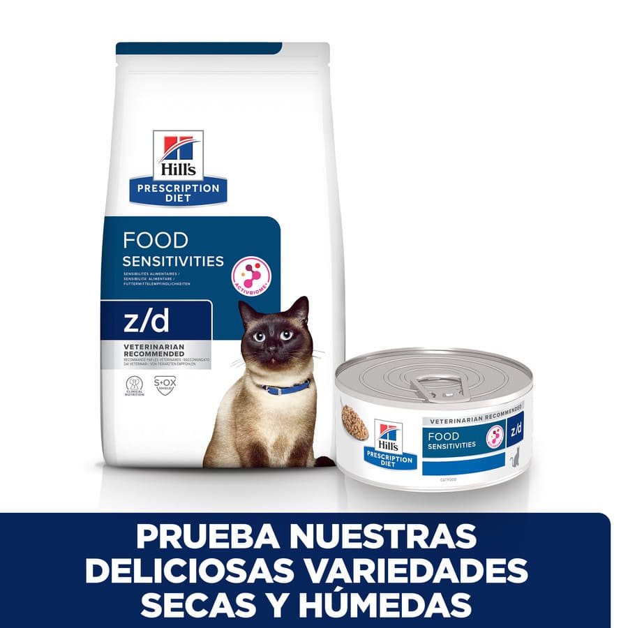 Hill's Prescription Diet Food Sensitives pode ser usado para gatos.