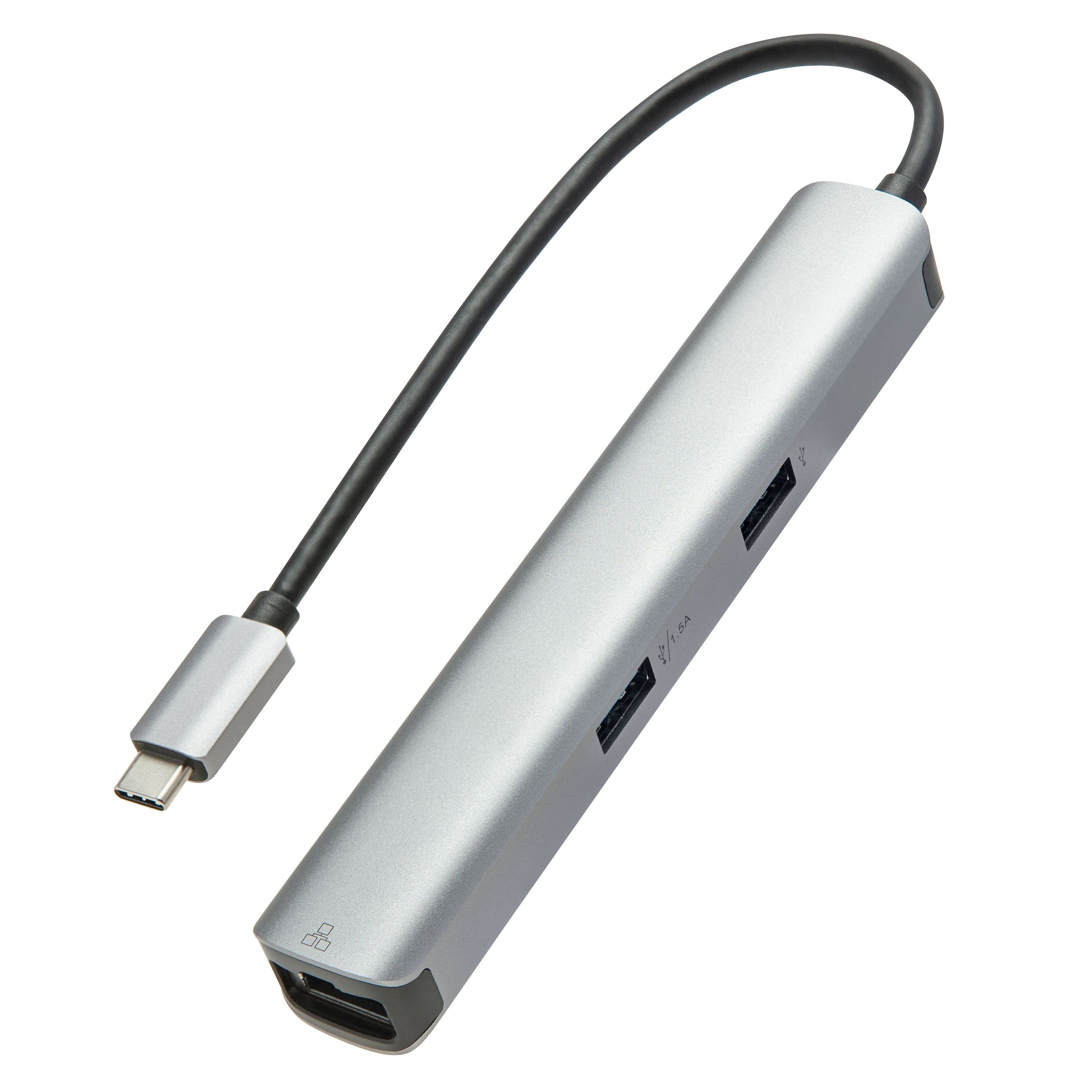 Plexgear Multiadapter for USB-C med 6 porter