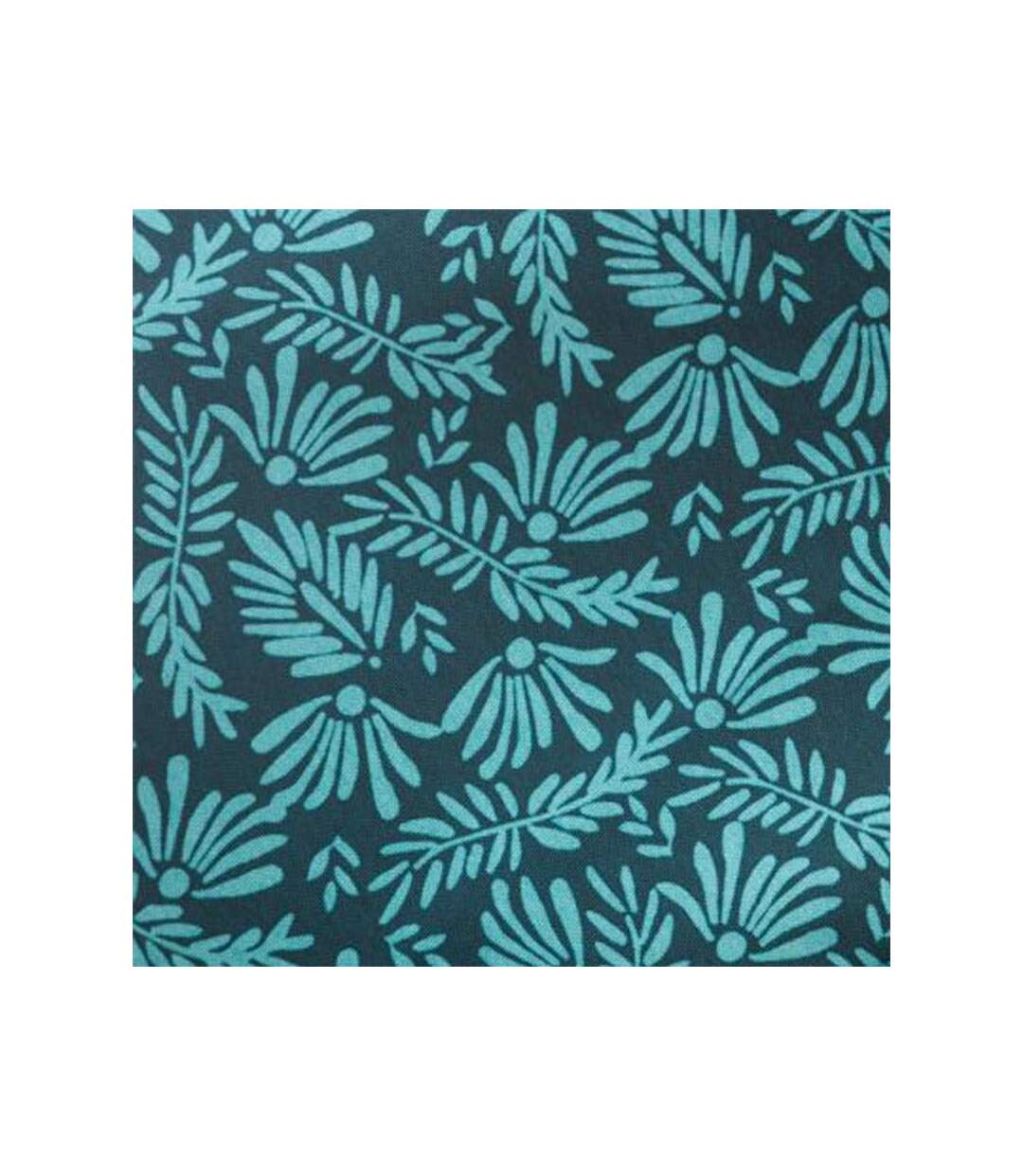 Nappe Ronde Imprimé Feuille 180cm Bleu