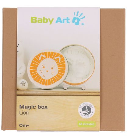 Baby Art Hand- und Fußabdrücke Set - Magic Box Lion