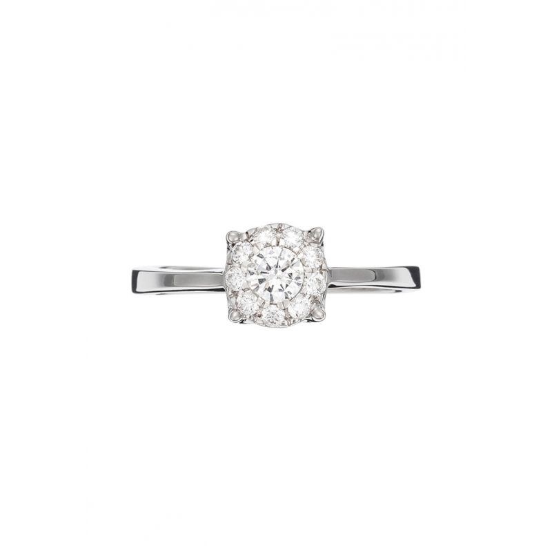 Bague Luciana Or Blanc et Diamants