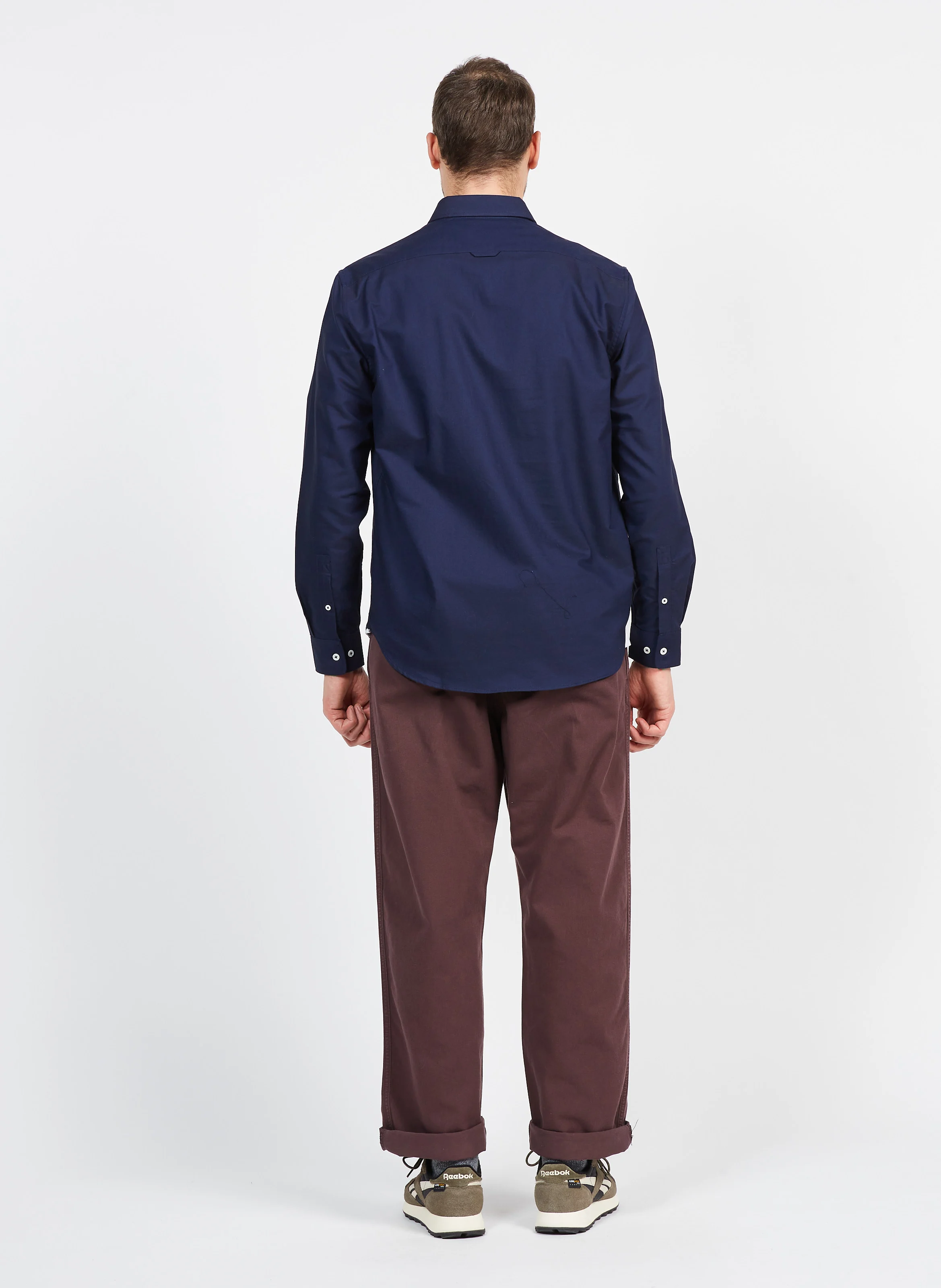 Pantalon droit en coton bio| Violet