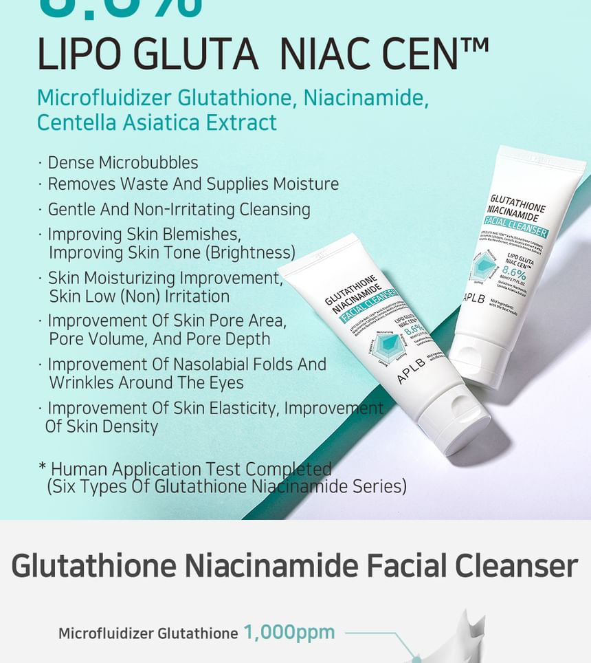 APLB - Glutathion Niacinamide Gezichtsreiniger Set
