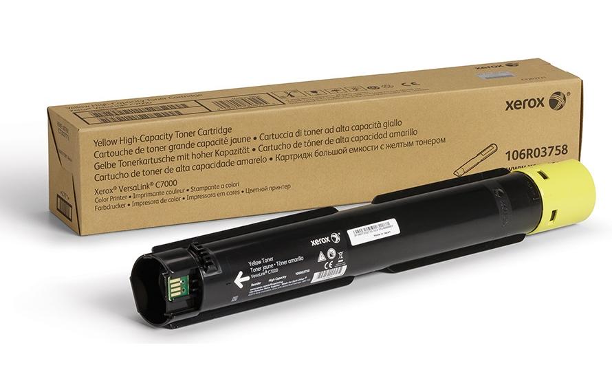 Toner 106R03758 Yellow<br>Druckerpatrone: Gelb
