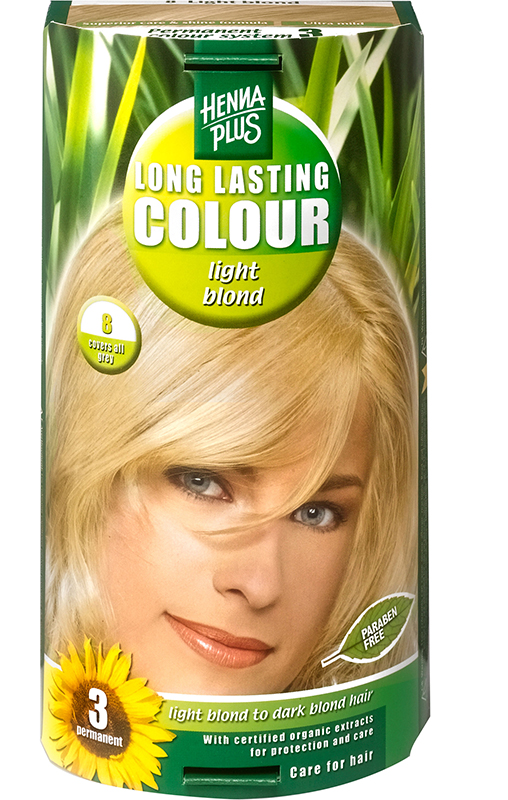 HENNA Long Last Colour 8 hellblond 1 Stk