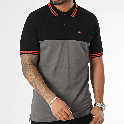 Polo Manches Courtes Brentio SXT19204 Noir Gris