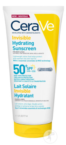 Cerave Sun Crème Solaire Hydratante Invisible IP50 177ml