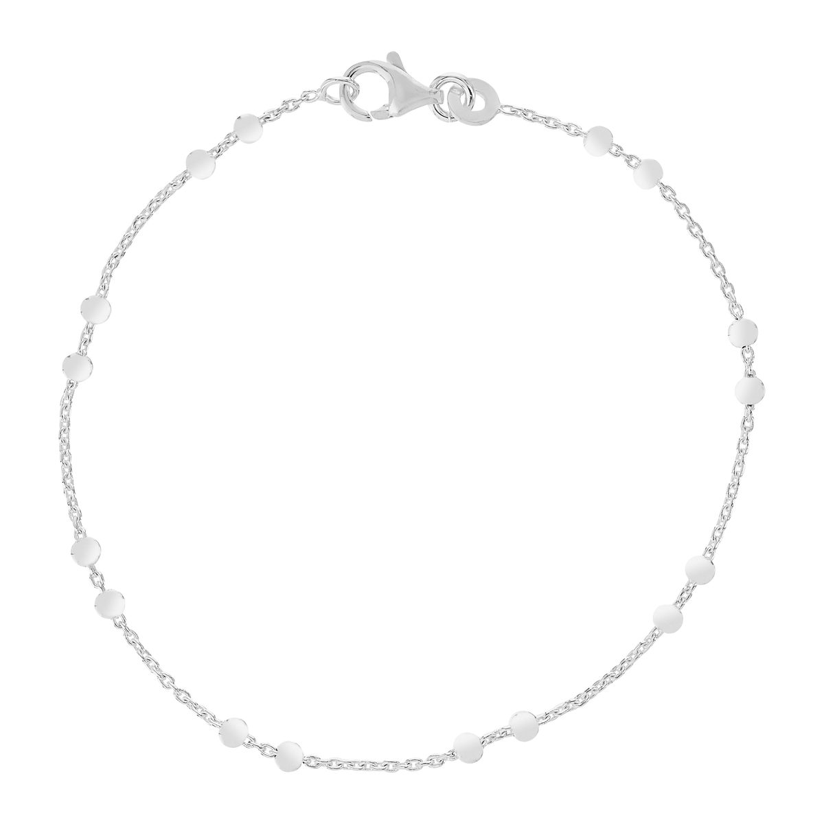 Bracelet argent 925 boules 18 cm