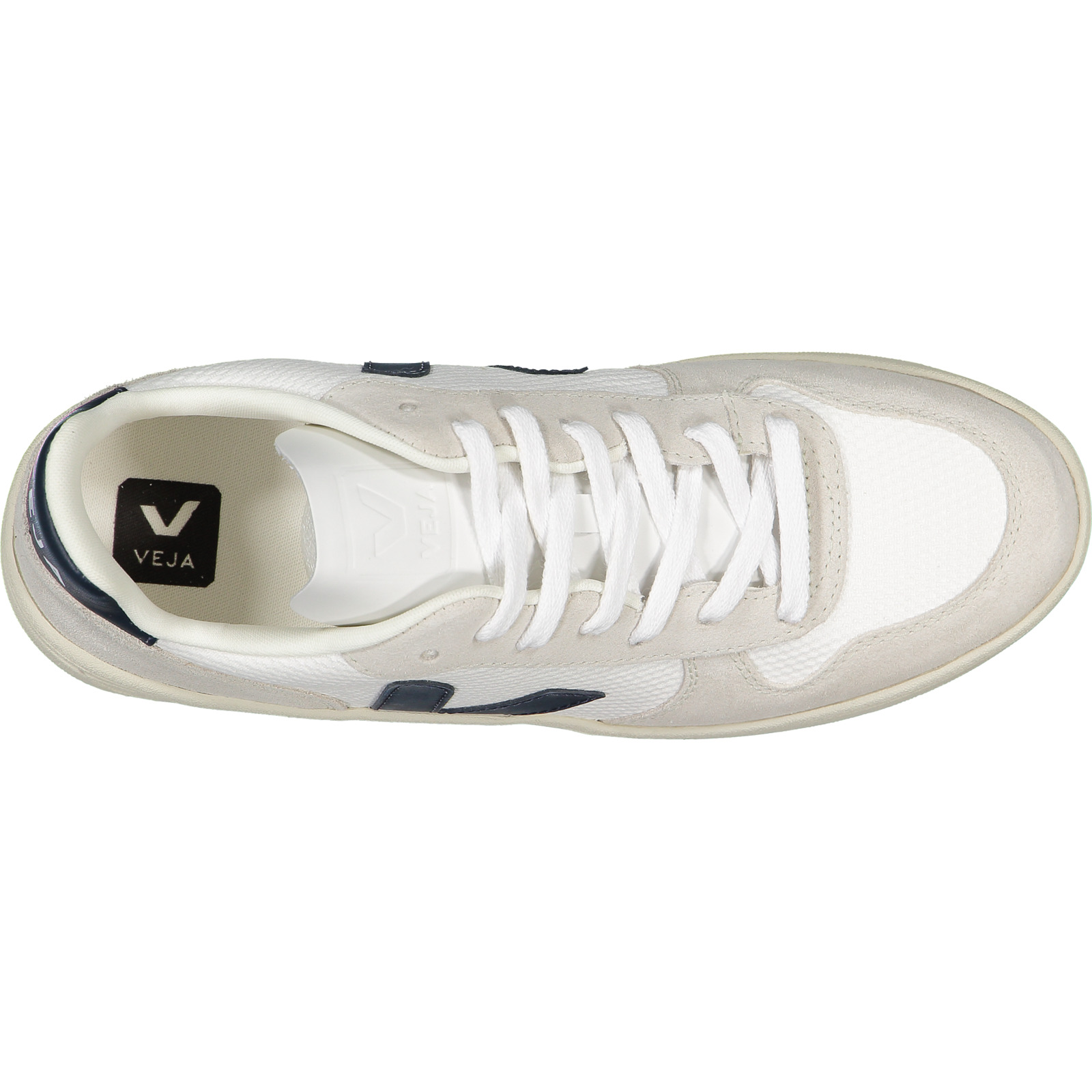 Veja Herren-Sneaker V-10 B-Mesh White Nautico 44