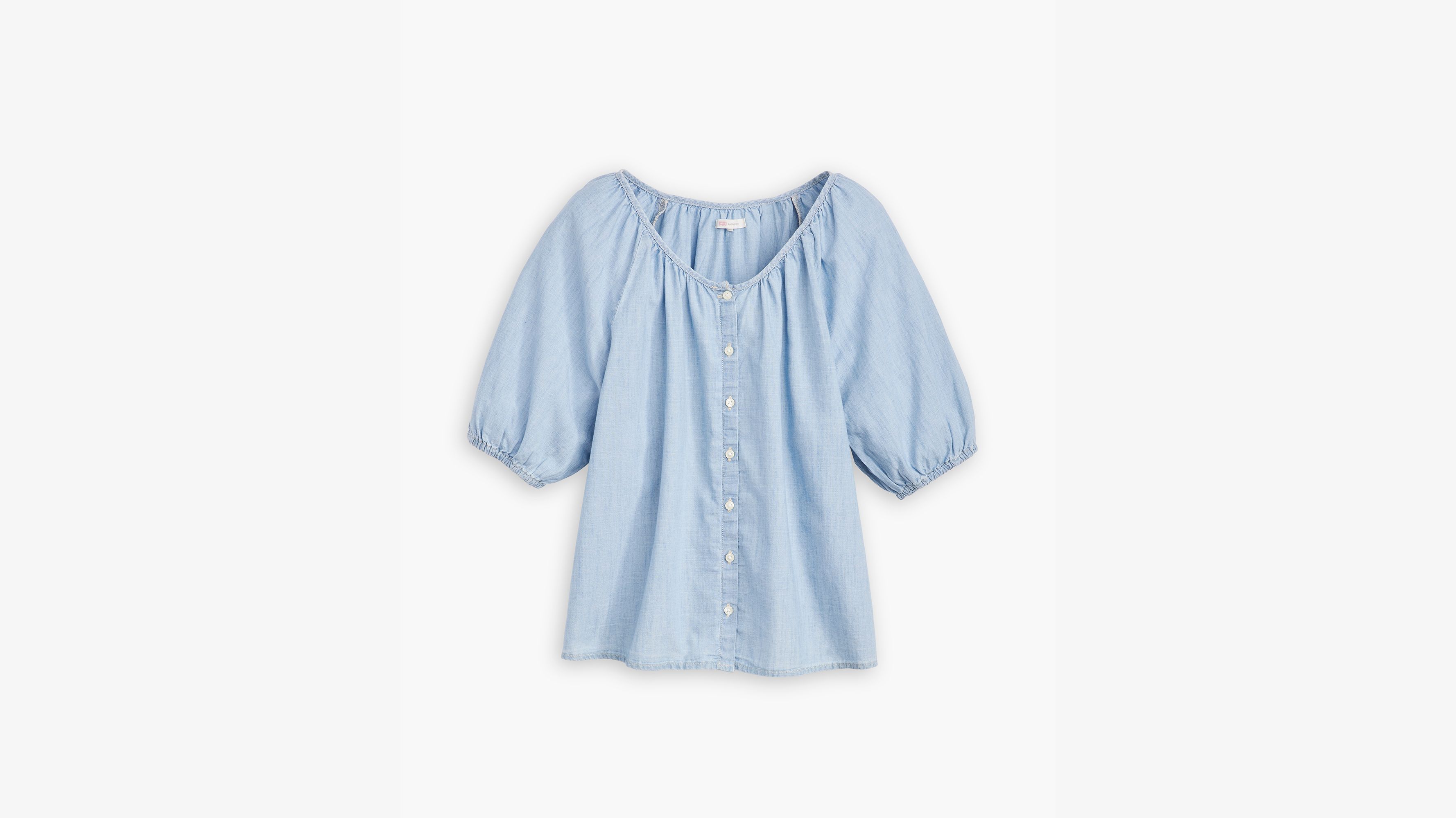Blouse Leanne Lightweight - Dazed Light Stone - Bleu
