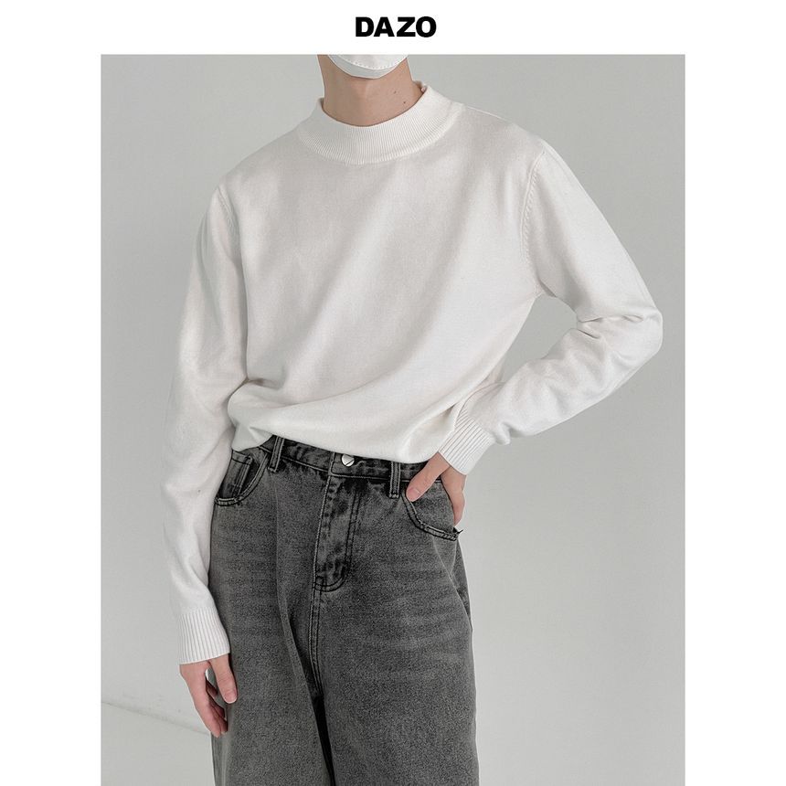 DAZO Studios - Mock-neck gebreide top
