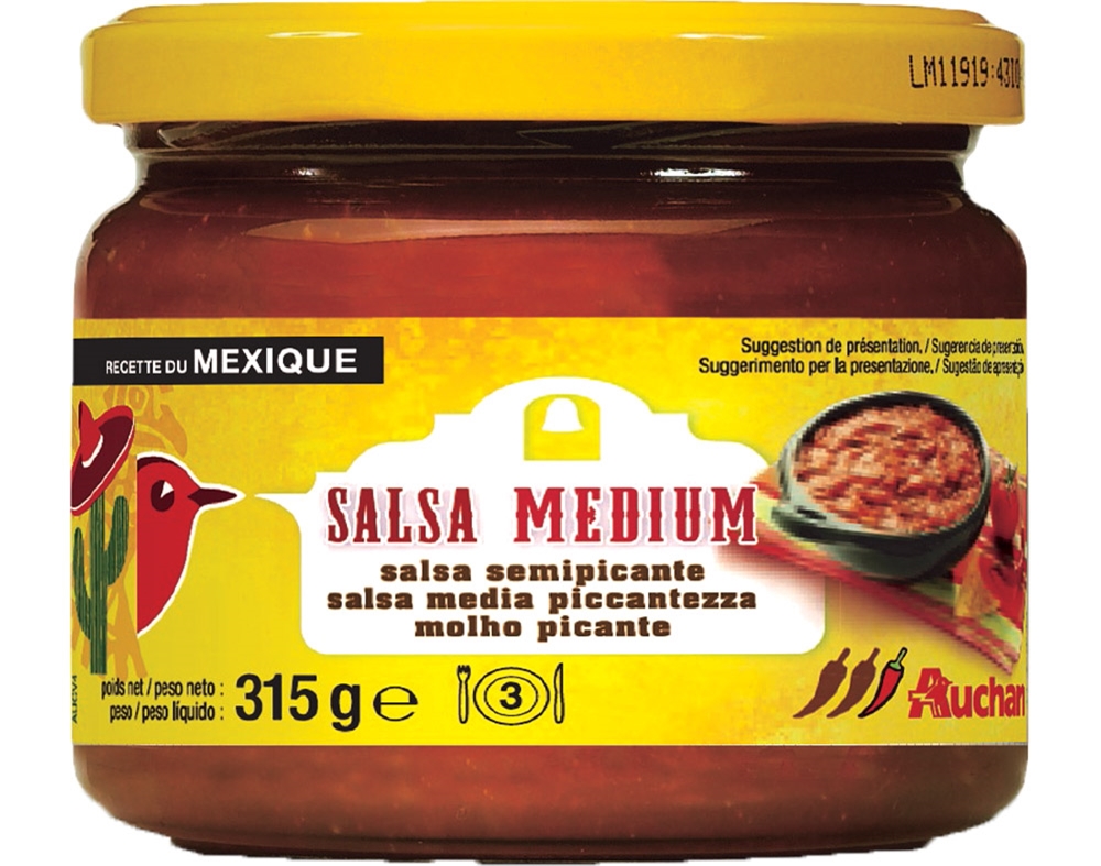 MOLHO AUCHAN PICANTE 315G