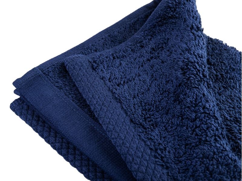COCON Waschlappen 3 Stück, Marine Kleines Frottiertuch zum waschen
