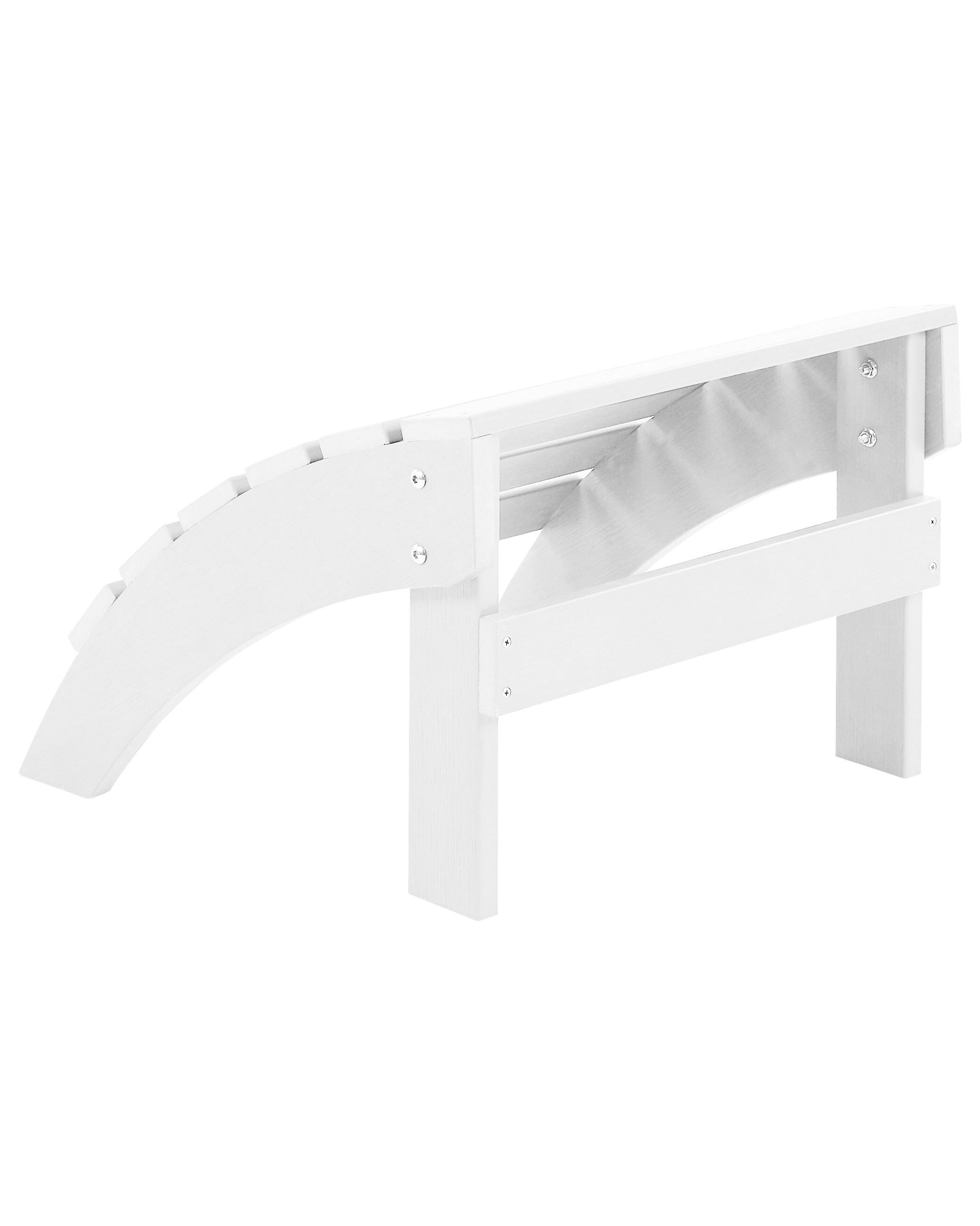 Tuinstoel ADIRONDACK met voetenbank Wit