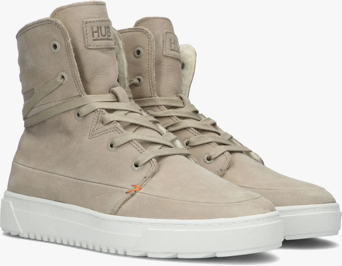 HUB taupe hub hoge sneaker chess 3.0