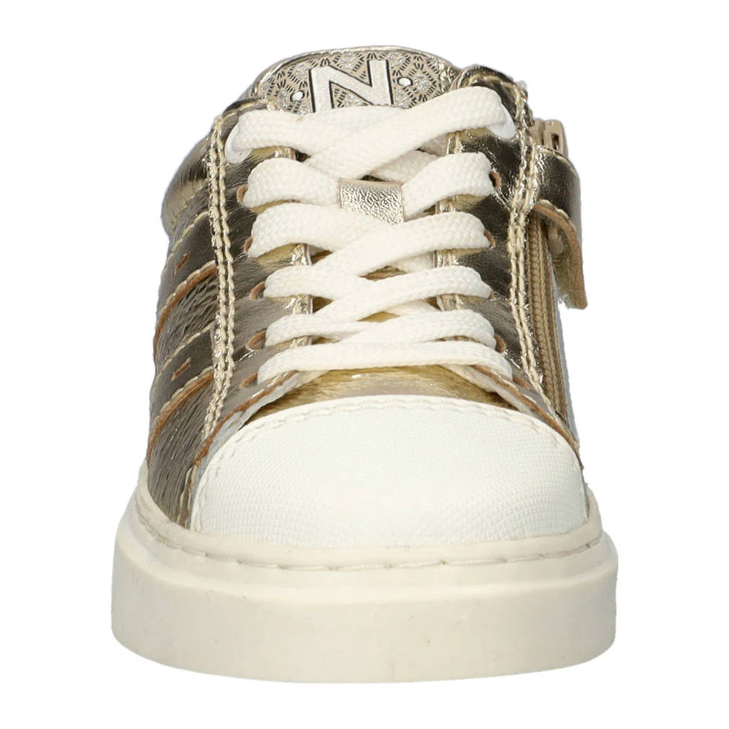 Nelson Kids leren sneakers goud