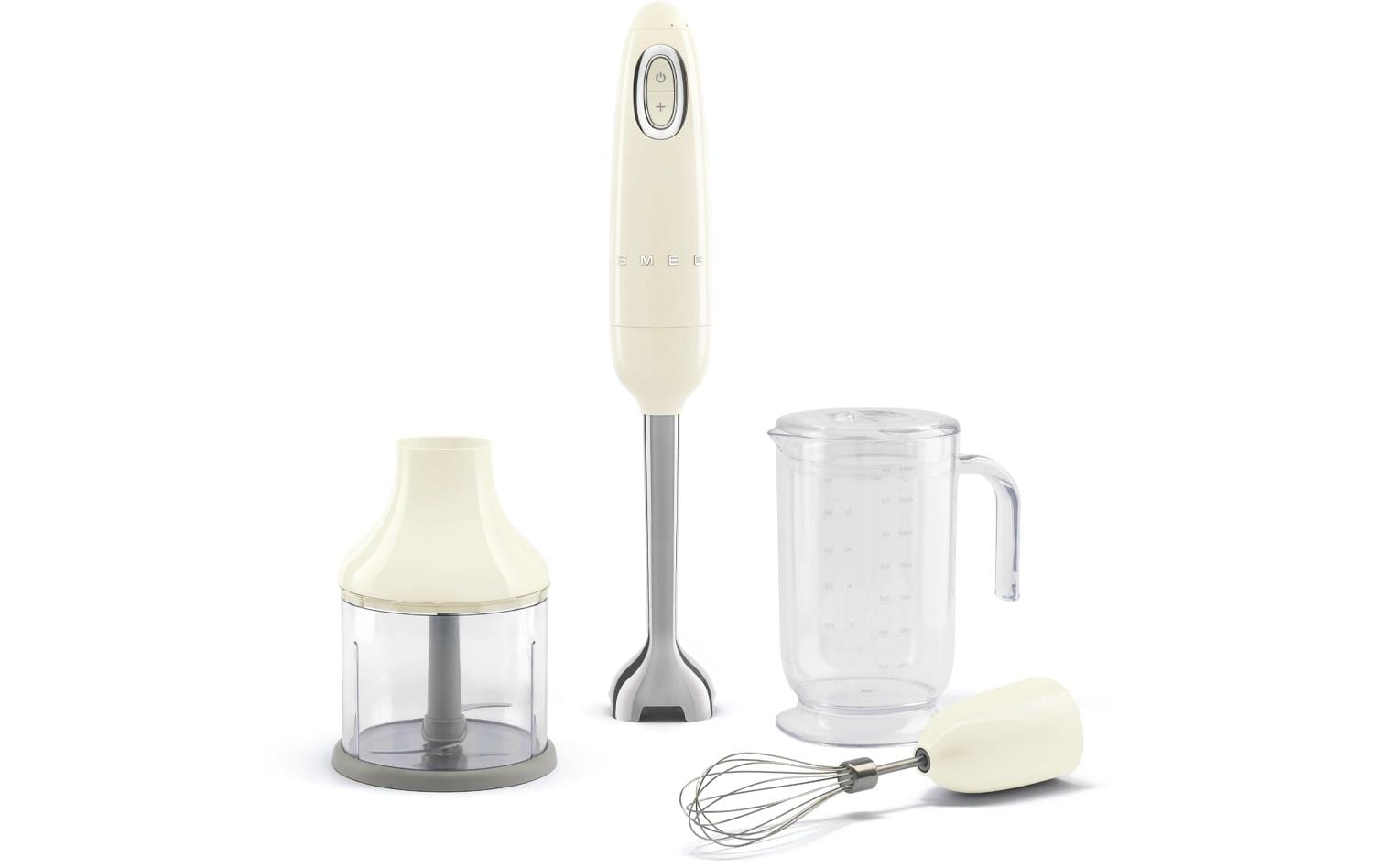 Stabmixer HBF03 WhEU Beige<br>Stufenloser Stabmixer im Retro-Look