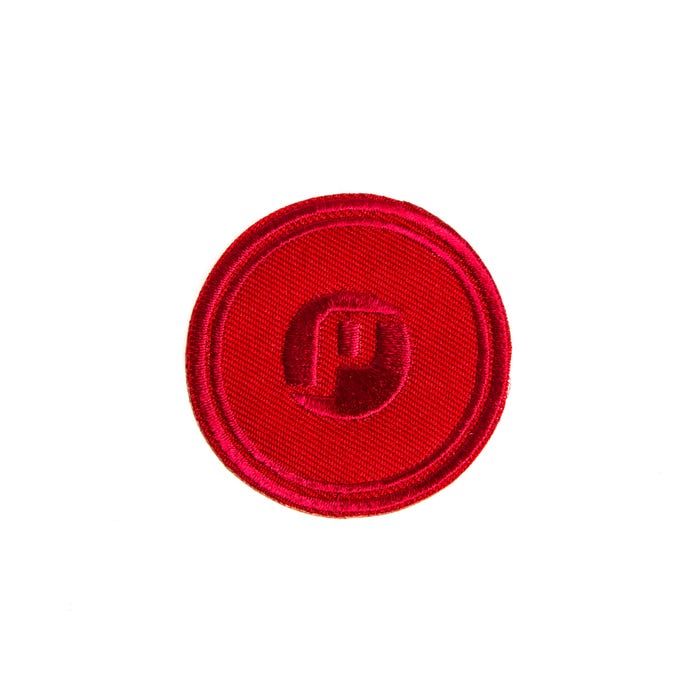 Atelier Veritas-Ronde patch met logo Ø5,2cm