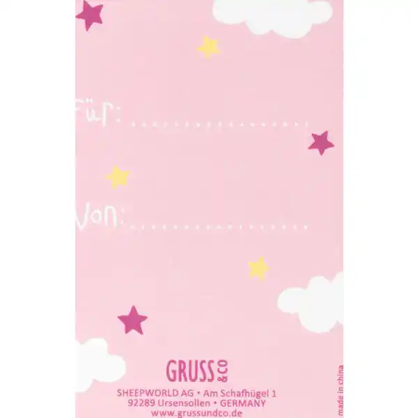 Anhänger Dein kleiner Schutzengel rosa