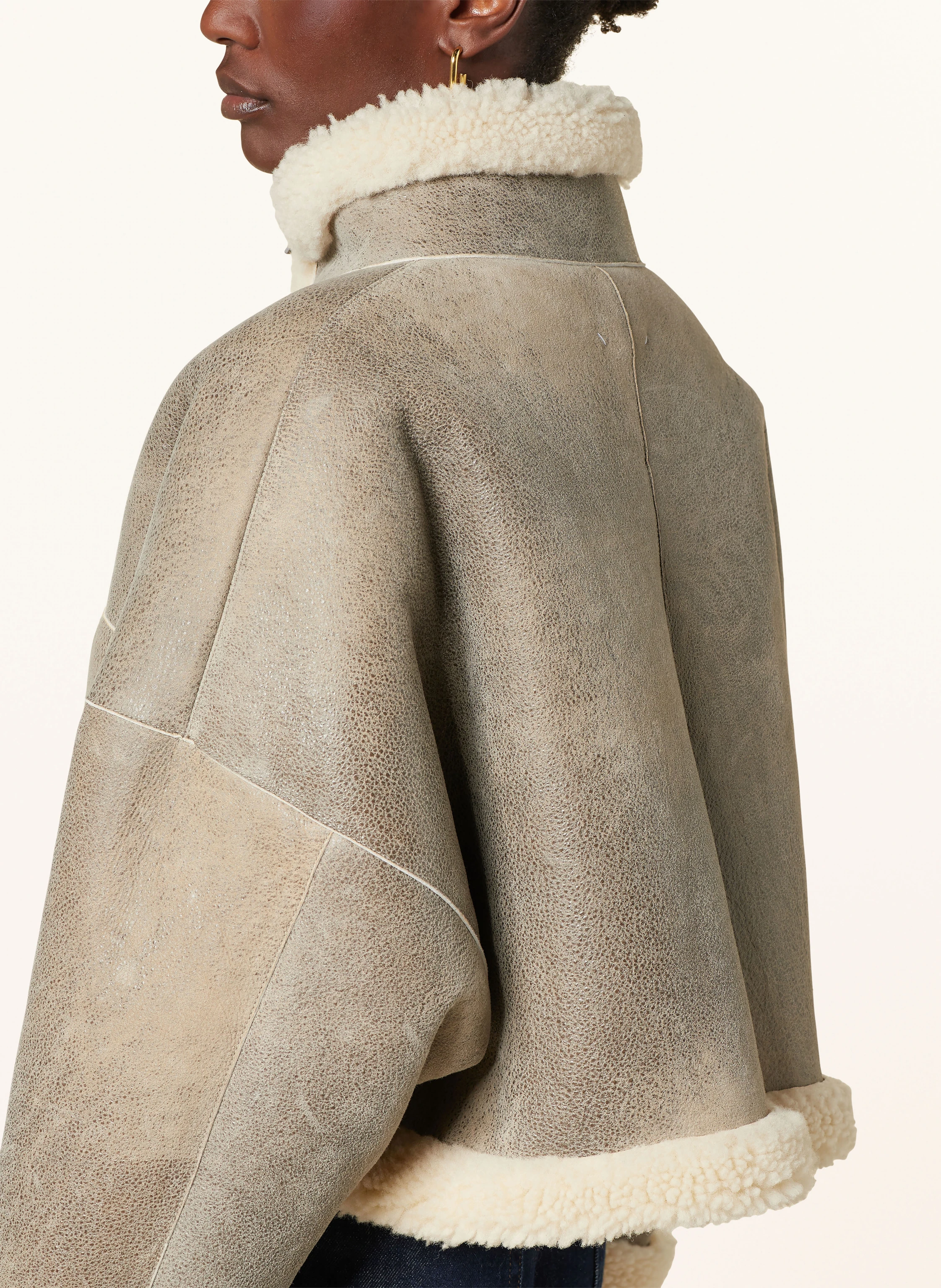 DRYKORN Lederjacke ELSTOW mit Echtfell