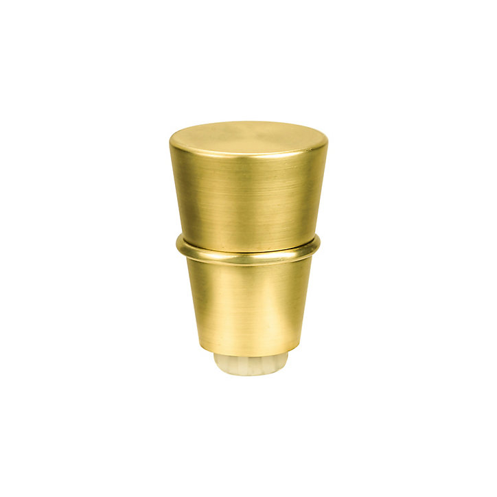 Embout cône pour barre à rideau GoodHome avec anneau or 19 mm Elasa or