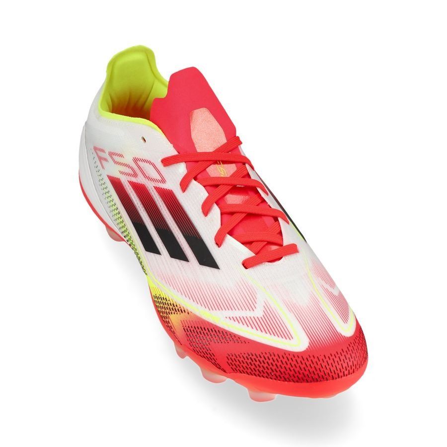 adidas F50 Pro MG Pure Victory - Blanc/Noir/Jaune