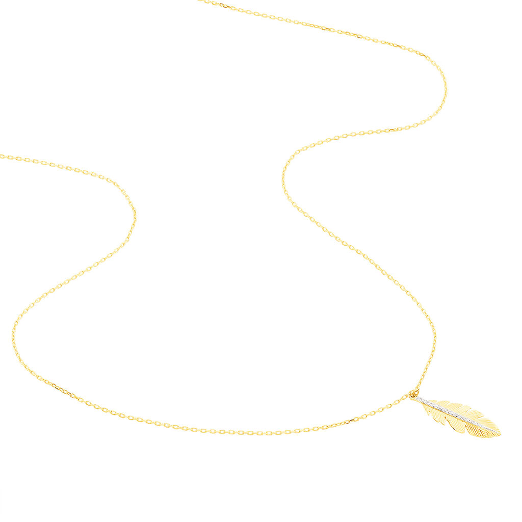 Collier Paola Or Jaune Diamant