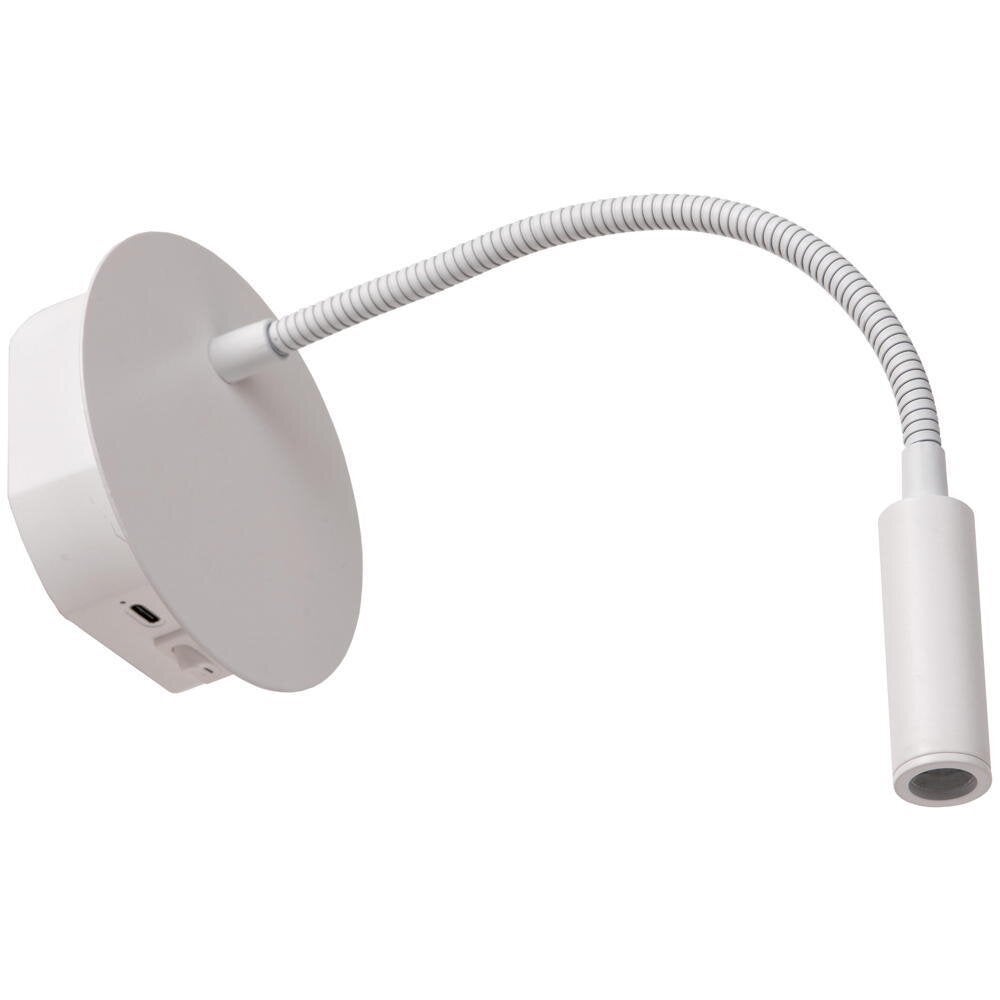Jolijn LED wandlamp op batterijen in wit, 2W, 140lm