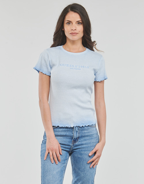 Guess - SS CN EDURNE TEE - Bleu