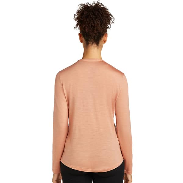 T-shirt randonnée ICEBREAKER W MERINO 125 COOL-LITE SPHERE III LS TEE DESERT SAND