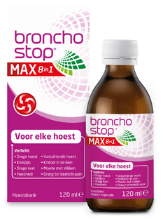 Bronchostop Max 8-in-1 Hoestdrank 120ML
