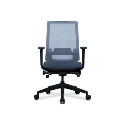Fauteuil de bureau BRIAN - accoudoirs réglables - Appui-tête en option - dossier en résille - bleu
