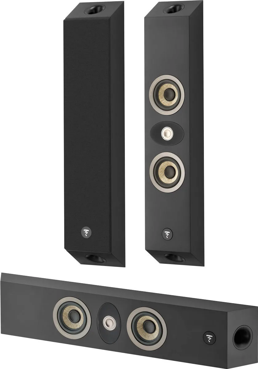 Focal On Wall 301 3.0 Noir satin Packs enceintes grand spectacle