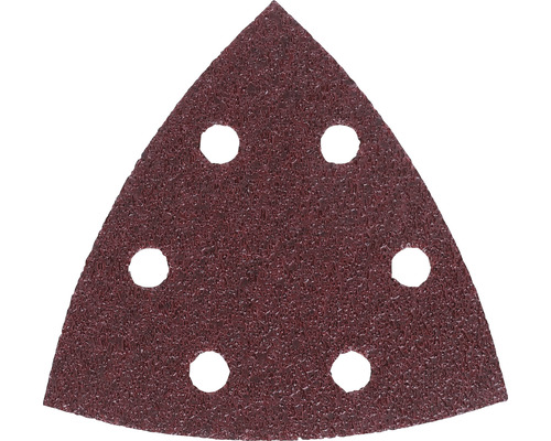 Schuurvel voor Bosch F460 Best for Wood and Paint deltaschuurmachine, 93x93x93 mm, korrel 40, 6-gats, 50 stuks