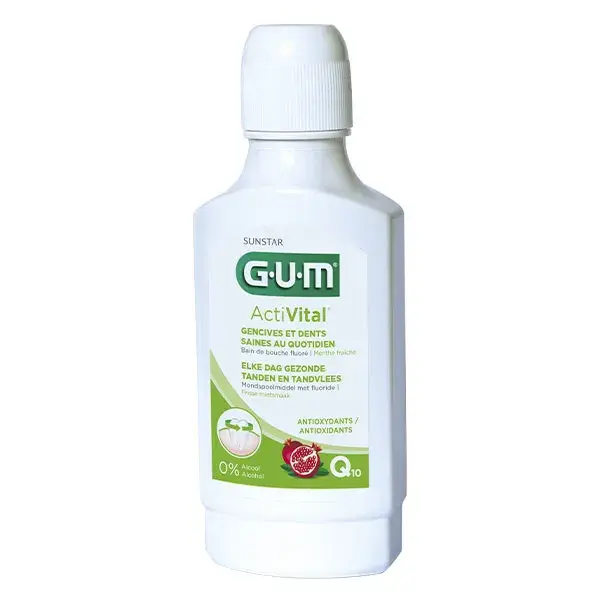 Goma de mascar com enxaguante bucal ActiVital 300ml