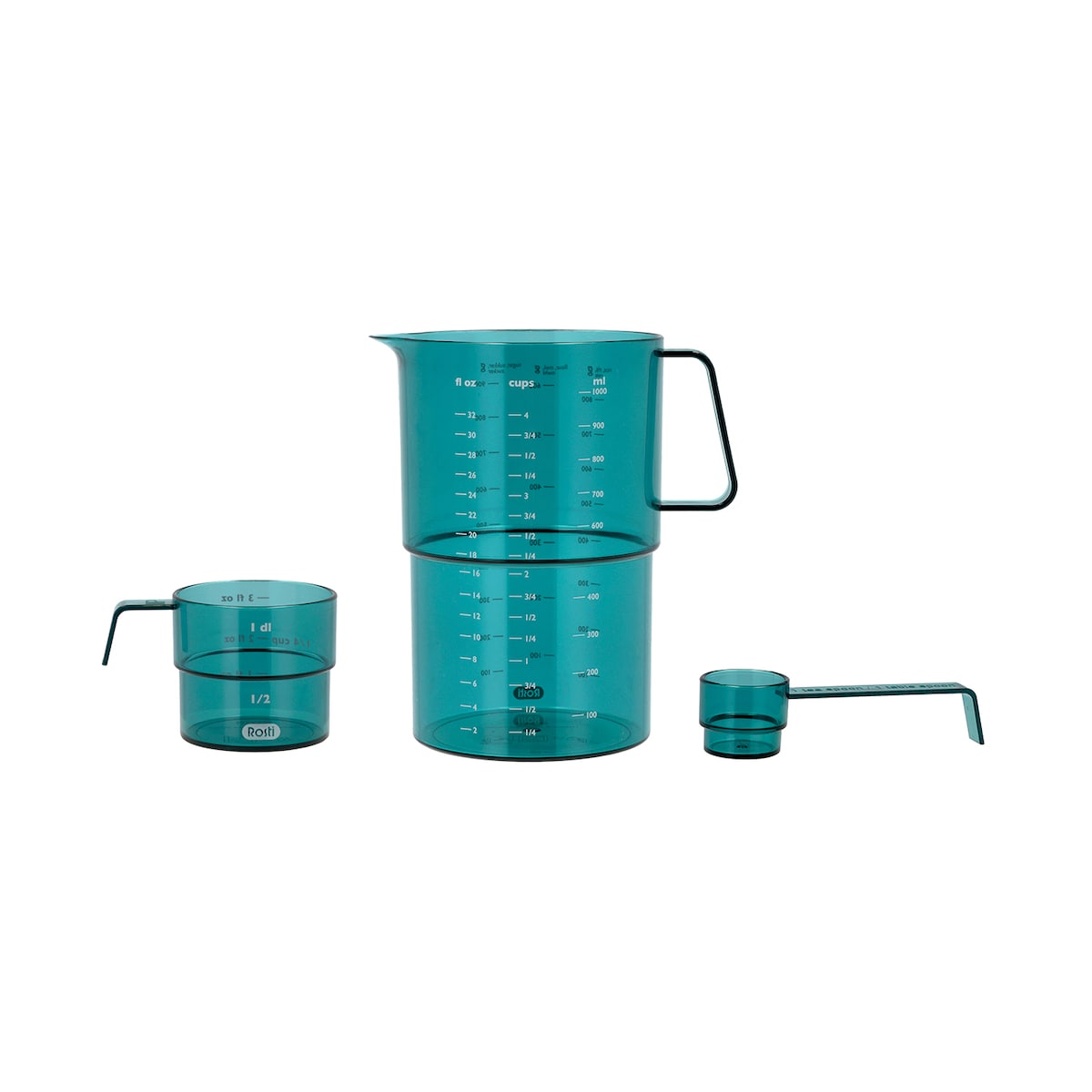 Rosti Mensura Measuring set 3 pcs Nordic green