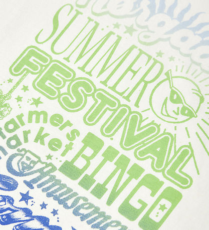 Mads Nørgaard T-Shirt - Bedruckt Thorlino - Snow White/Festival
