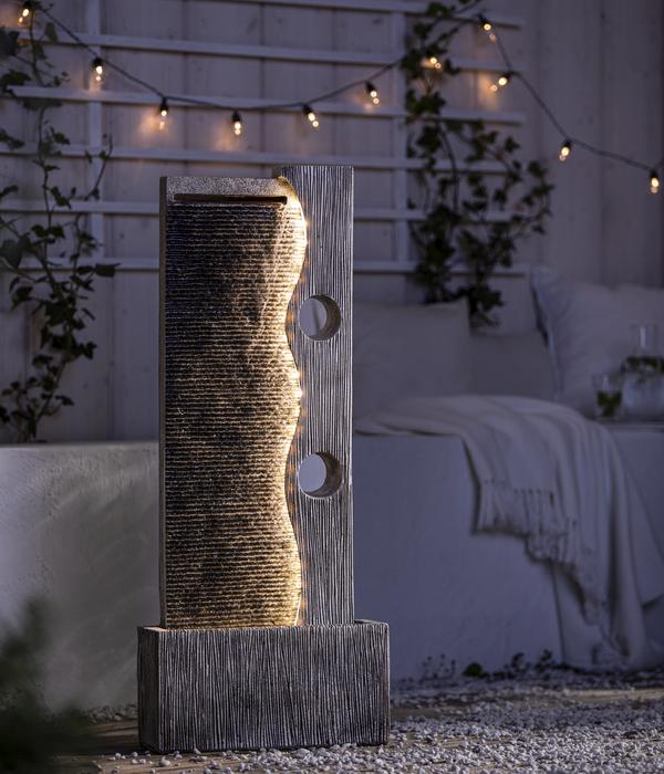 Dehner Polyresin-Gartenbrunnen Eclipse,