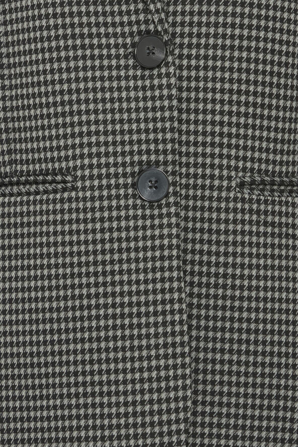 ICHI IHKATE HOUNDSTOOTH OVERSIZE BL2 Black/grey houndstooth