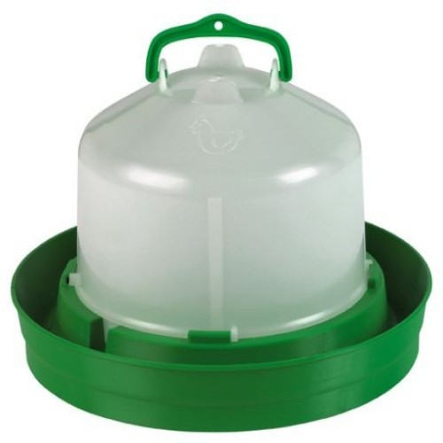 Bebedouro premium com tampa tipo funil, verde