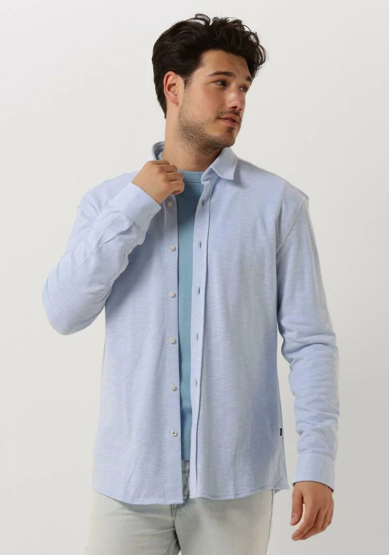 BOSS lichtblauwe boss casual overhemd s-roan-kent-c1-233