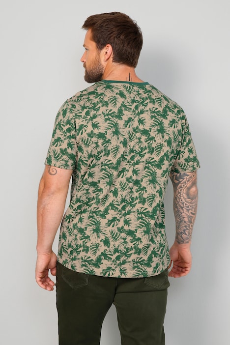 John F. Gee T-Shirt, Halbarm, Alloverprint, bis 72/74