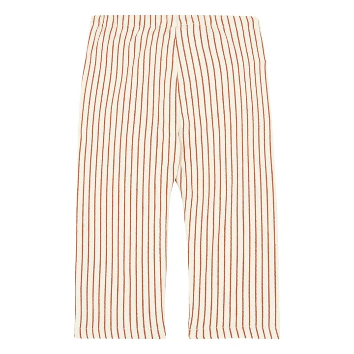 Zhoe & Tobiah Pantalon Rayé Bébé | Rouge brique