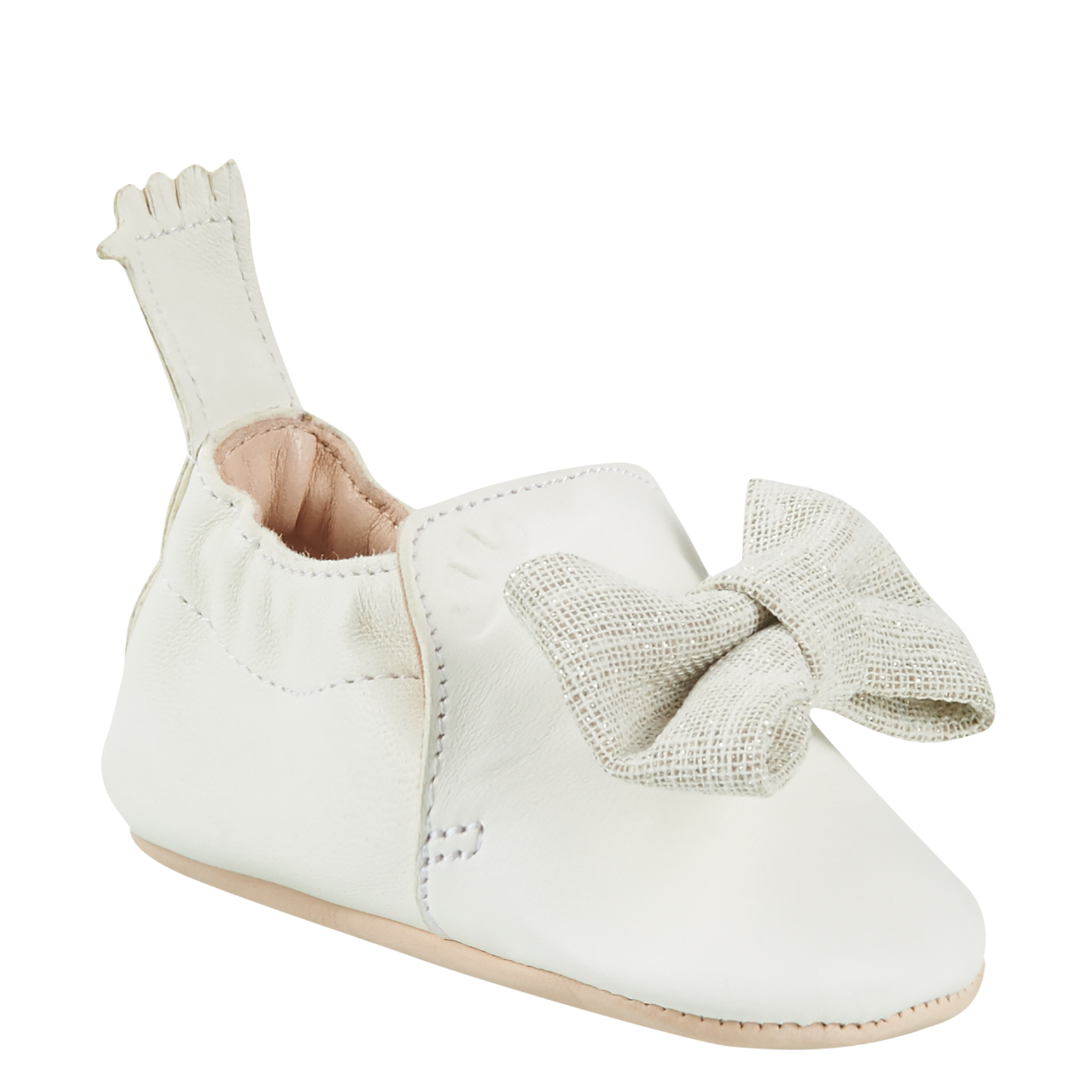 MY BLUMOO - Chaussons en cuir | Blanc
