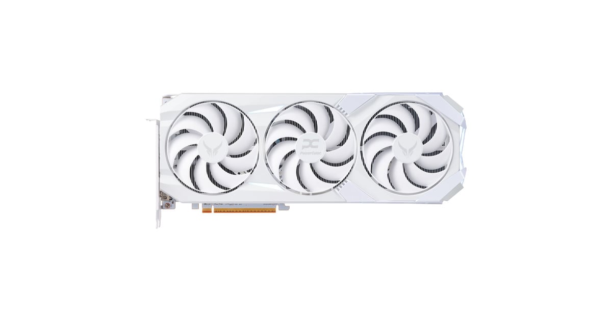 PowerColorRadeon RX 9070 XT Red Devil Spectral White 16GB GDDR6 grafische kaart  (Wit, RDNA4, GDDR6, 3x DisplayPort, 1x HDMI)