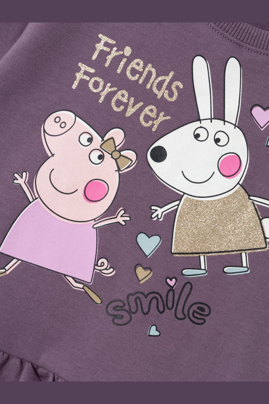 Name It Nmfamira Peppapig Ls Swe Dress 4567674 arctic dusk