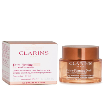 Clarins Extra Firming Creme Nuit Wrinkle Smoothing Revitalizing Night Cream (Dry Skin)