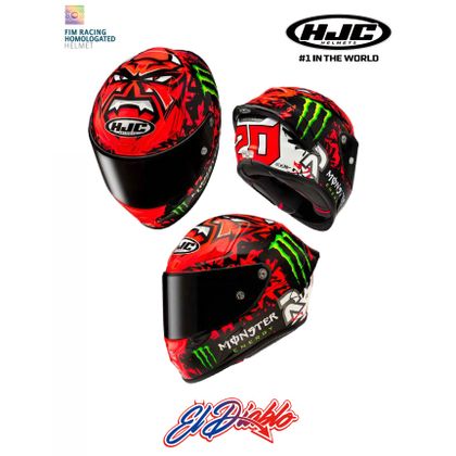 Casque Hjc RPHA 1 - FQ20 REPLICA II - Noir / Rouge